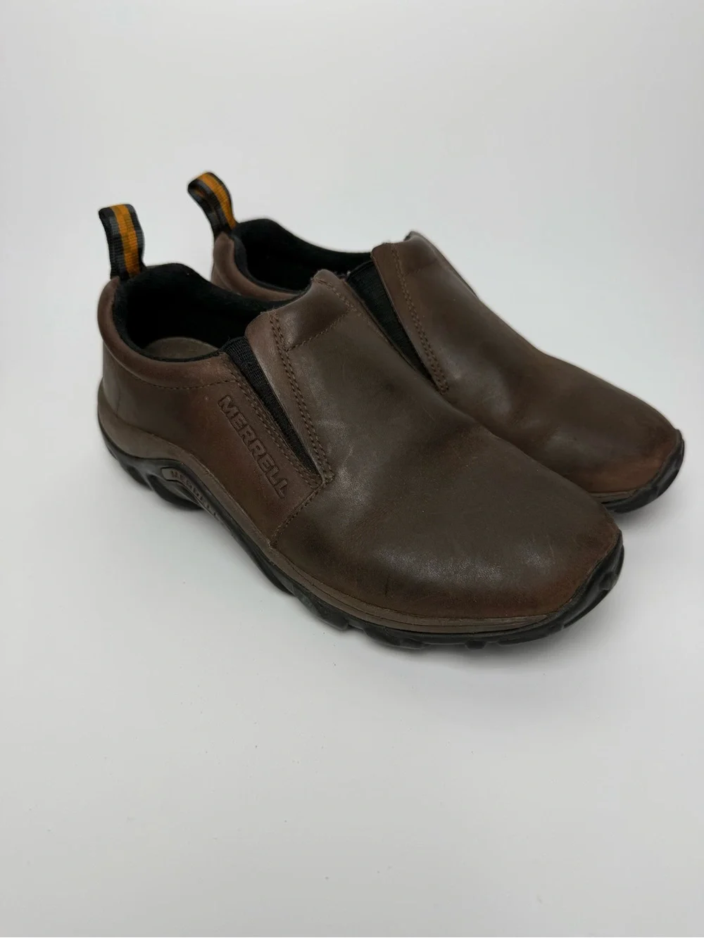 Merrill Jungle Moc Nubuck Clogs Slip On Brown Womens 8.5 Comfort - Picture 2 of 11